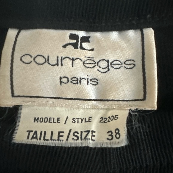 SOON TO BE LISTED !!! ANDRES COUREGGES ONE OF A KIND DRESS/ LONG TUNIC - Picture 9 of 11